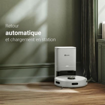 Aspirateur Robot Laveur - EZVIZ RE5 Plus - 4000 Pa - 300 ml - Blanc