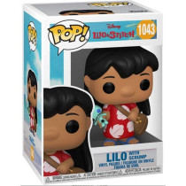 Figurine - Funko Pop! - Lilo & Stitch - Lilo avec Scrump - Disney - En