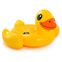 Bouée gonflable Canard Jaune a Chevaucher - INTEX - Jeux de Piscine -