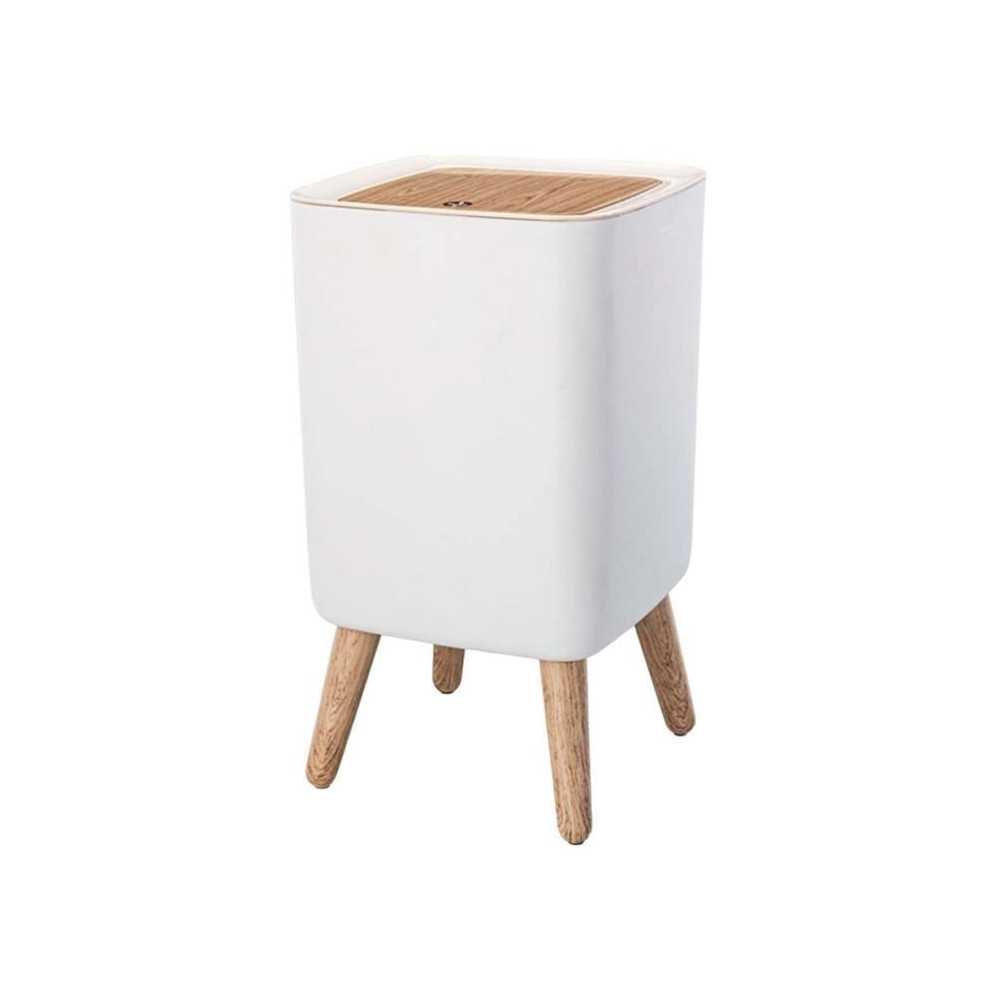 Poubelle sur pied de salle de bain push - MALMO SQUARE - KITCHEN MOVE