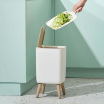 Poubelle sur pied de salle de bain push - MALMO SQUARE - KITCHEN MOVE