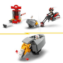 LEGO 76995 Sonic Le Hedgehog L'Évasion de Shadow, Jouet de Moto, Figu