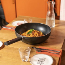 Premier Chef - Wok 32 cm - LIVOO - MEP156N - Antiadhésif sans PFOA ni