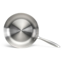 Brigade - Poele en acier inoxydable 28 cm - LIVOO - MEP159 - Acier ino