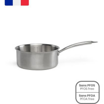 Brigade - Casserole en acier inoxydable 18 cm - LIVOO - MEP160 - Acier