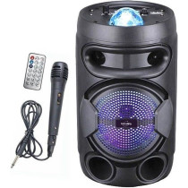 INOVALLEY KA02 BOWL- Enceinte lumineuse Bluetooth 400W - Fonction Kara