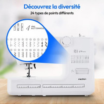 Machine a Coudre - MEDION - SM 60 - 62W - 24 Points + Points Doubles -