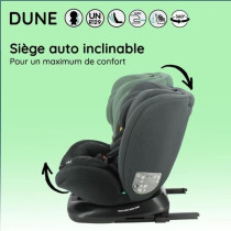 NANIA Siege auto isofix DUNE, Groupe 0/1/2/3, de 0 a 10 ans, 0-36 kg,