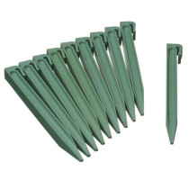 Ancres pour bordure en polyéthylene recyclé - NATURE - H26,7 x 1,9 x
