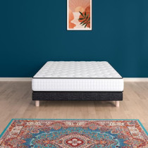 URBAN Collections NEW-YORK Ensemble sommier et matelas 160x200cm - 960