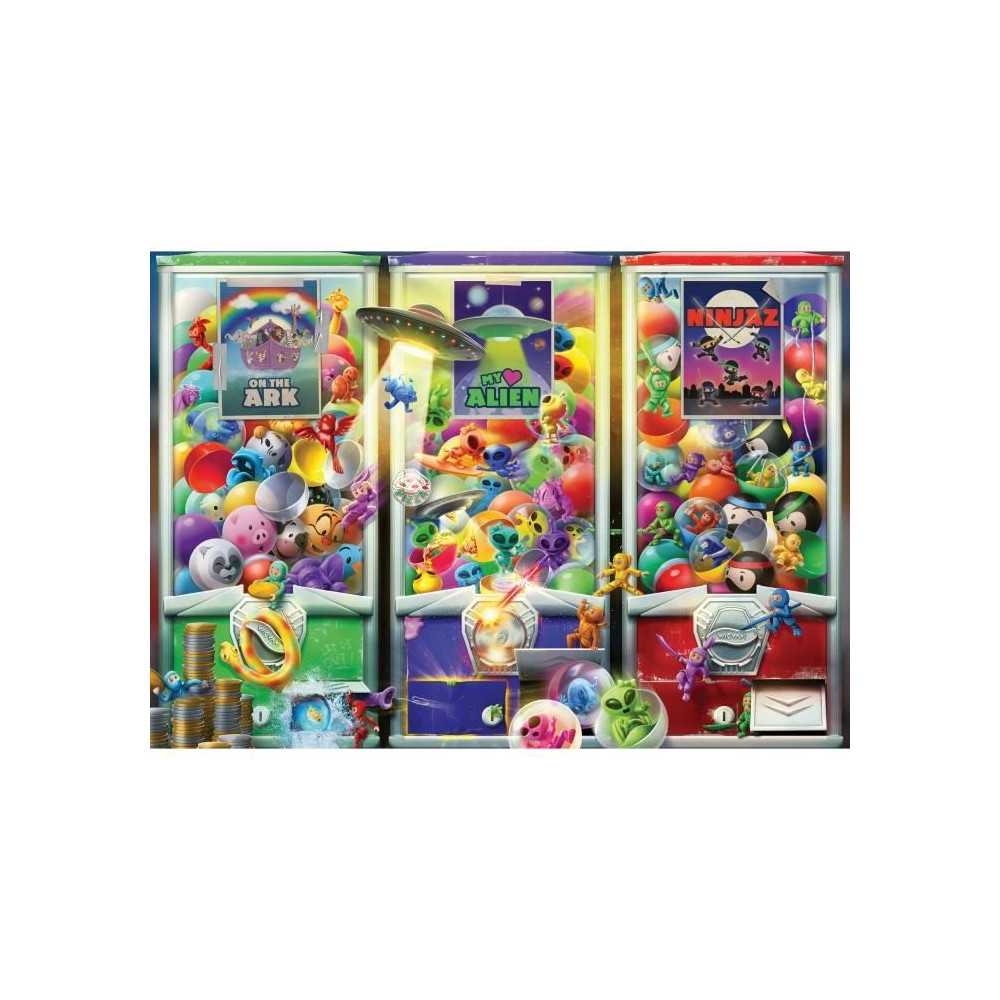 Puzzle 1000 pieces Animaux, aliens et ninjas, des 14 ans, Puzzle de qu