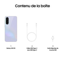 Smartphone Samsung Galaxy A36 6,7 5G Nano SIM 128 Go Lavande