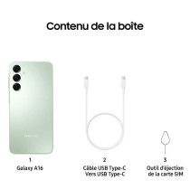 SAMSUNG Galaxy A16 Smartphone 128Go Vert d'eau