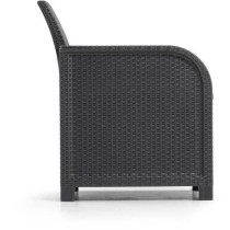 Fauteuil de jardin avec coussin - en résine - Allibert by KETER - San