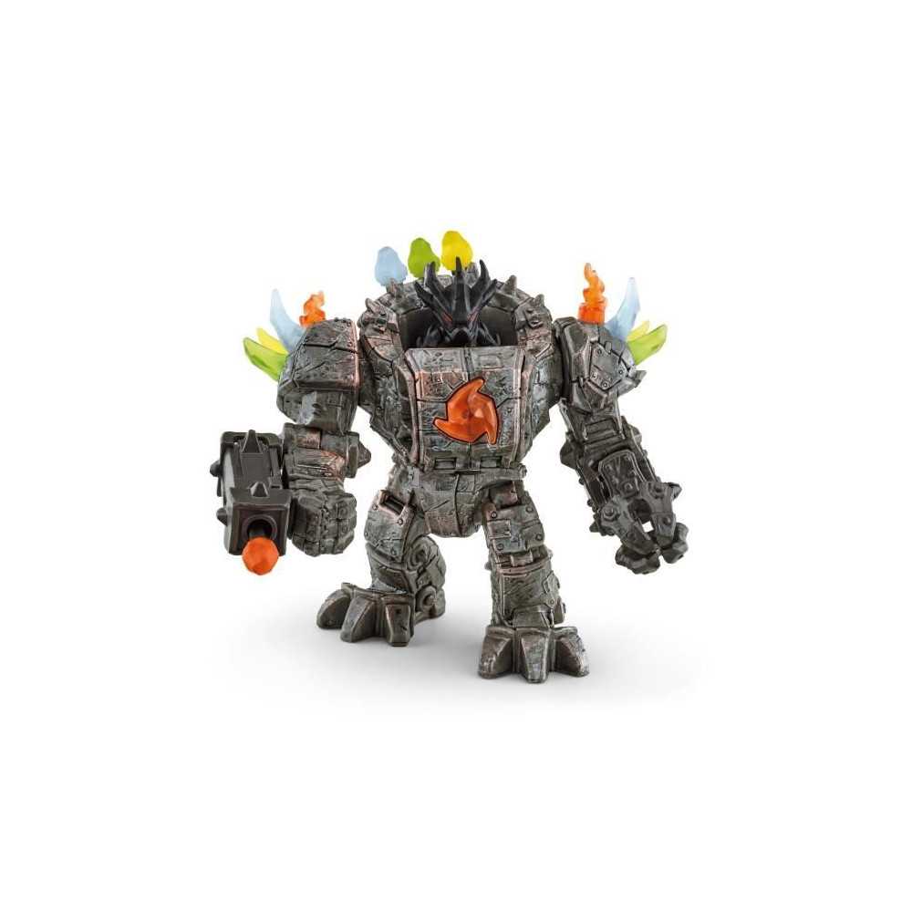 Master Robot et sa Mini Creature, coffret figurine robot de 20 pieces