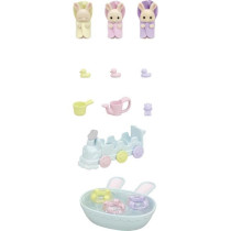 Figurines miniatures - SYLVANIAN FAMILIES - 5707 - Les triplés Lapin