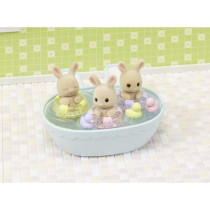 Figurines miniatures - SYLVANIAN FAMILIES - 5707 - Les triplés Lapin
