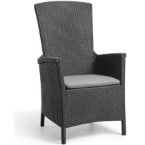 Fauteuil de jardin - Allibert by KETER - VERMONT - Résine imitation r