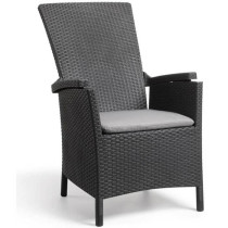 Fauteuil de jardin - Allibert by KETER - VERMONT - Résine imitation r