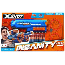 Lanceur de fléchettes - ZURU - X-SHOT Manic - Capacité 47 fléchette