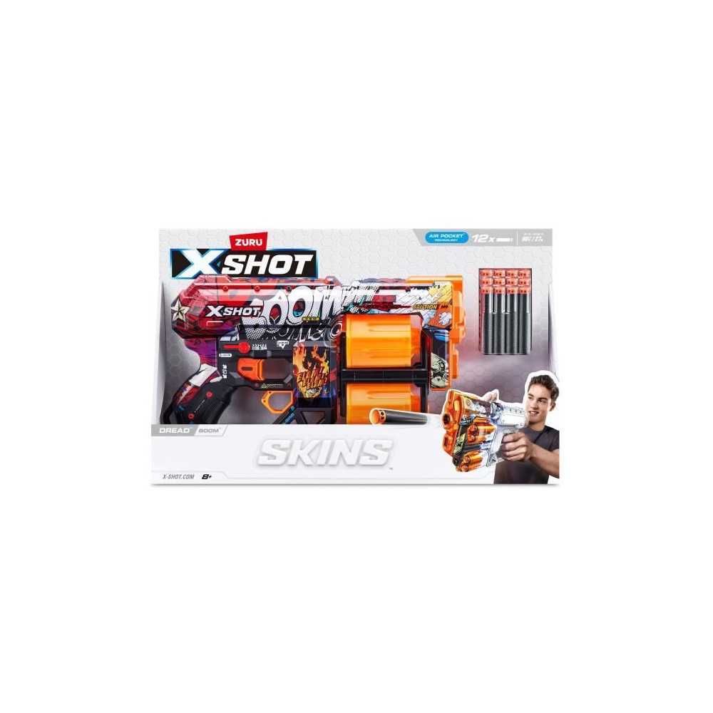 Lanceur de fléchettes - ZURU - X-SHOT Dread - Canons rotatifs doubles