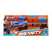 Blaster motorisé - ZURU - X-SHOT Rage Fire - 40 fléchettes - Trépie