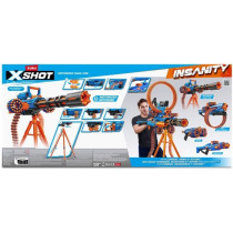 Blaster motorisé - ZURU - X-SHOT Rage Fire - 40 fléchettes - Trépie