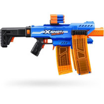 Blaster motorisé - ZURU - X-SHOT Clip Blaster - 4 chargeurs - Portée