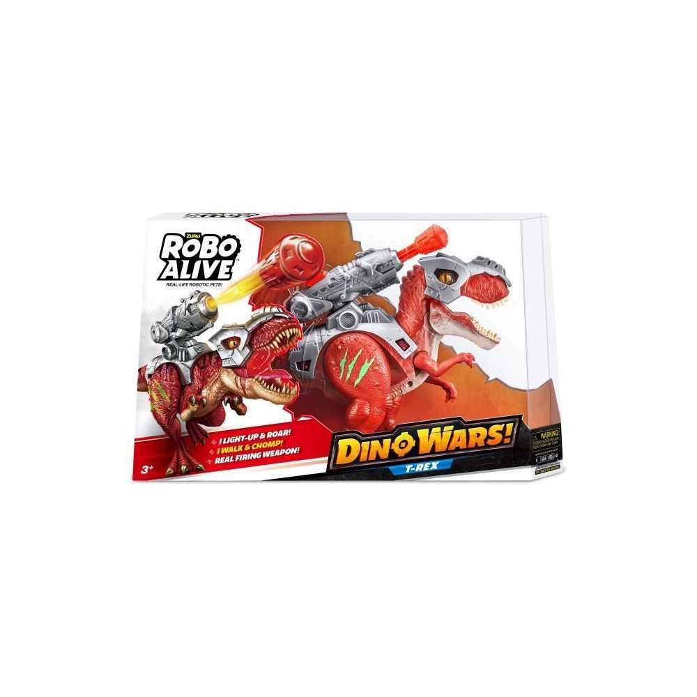 Dinosaure interactif - ZURU - ROBO ALIVE Dino Wars T-Rex - Marche et r
