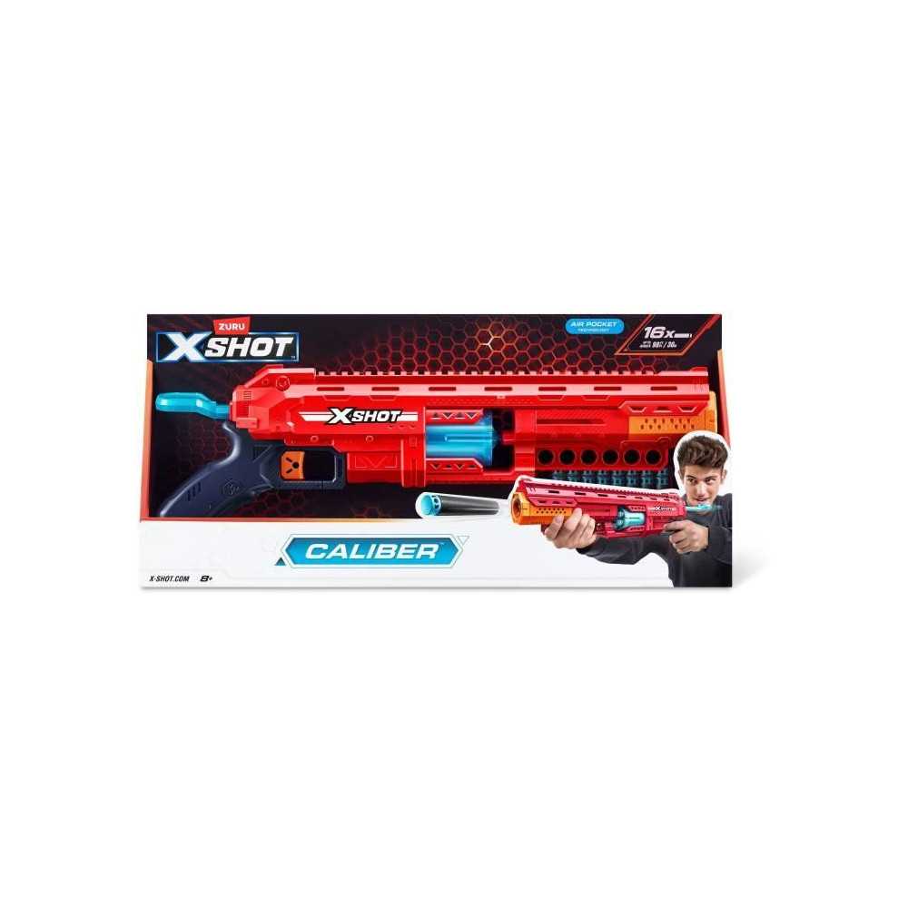 Lanceur de fléchettes - ZURU - X-SHOT Caliber - Barillet rotatif - Po