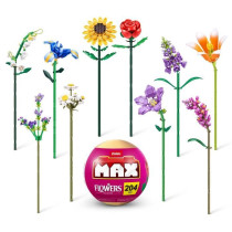 Set de construction - ZURU - Long Flowers - 243 pieces max - 10 design