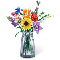 Set de construction - ZURU - Long Flowers - 243 pieces max - 10 design