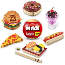 Set de construction - ZURU - Snack - 200 pieces max - 6 snacks - Burge