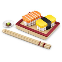 Set de construction - ZURU - Snack - 200 pieces max - 6 snacks - Burge
