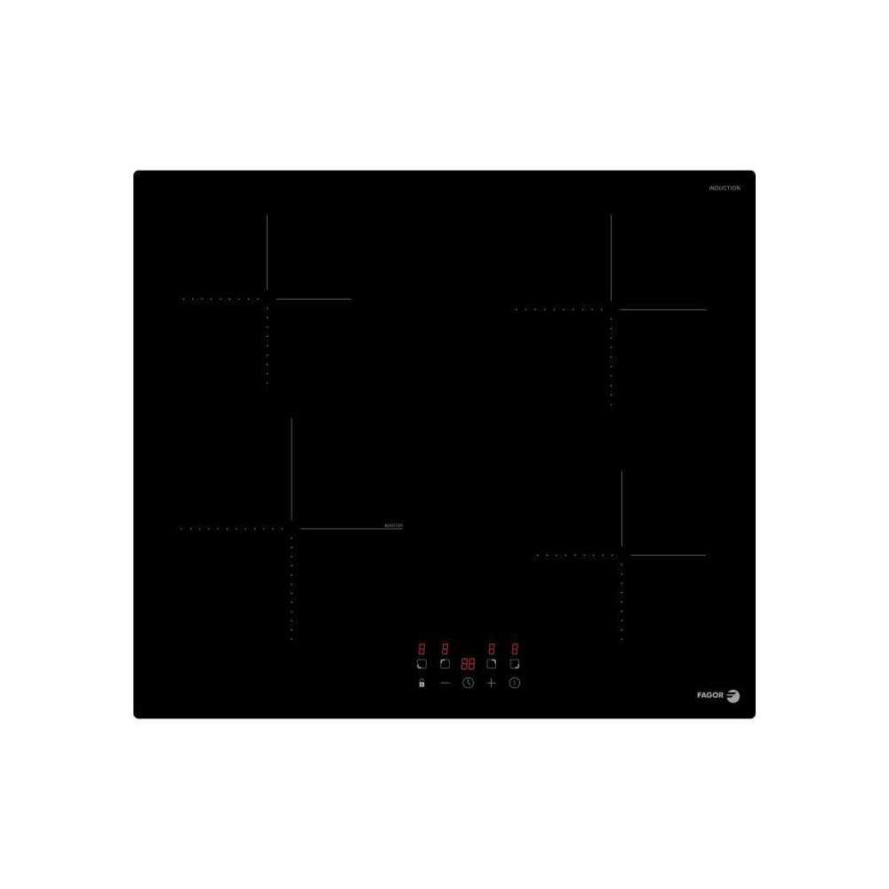 Table de cuisson - FAGOR - FTI468 - 59 cm - 4 foyers induction - Verre