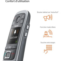 GIGASET Téléphone Fixe E560 Silver