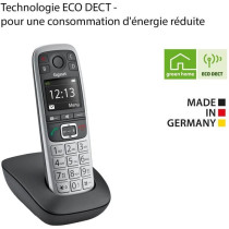 GIGASET Téléphone Fixe E560 Silver