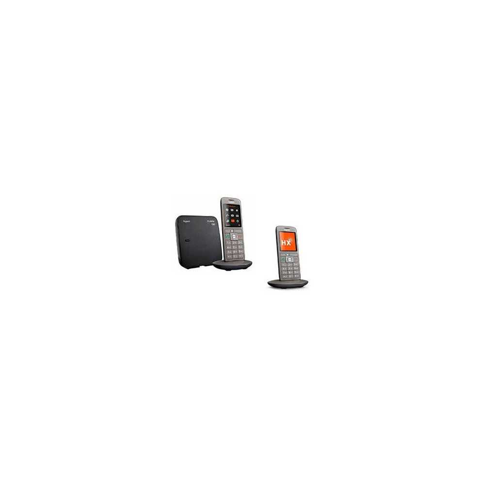 GIGASET Téléphone Fixe CL 660 A Duo Anthracite