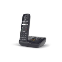GIGASET Téléphone Fixe AS690 A Noir