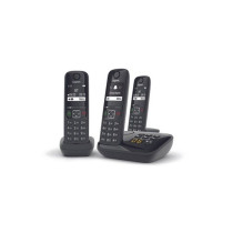 GIGASET Téléphone Fixe AS690 A Trio Noir