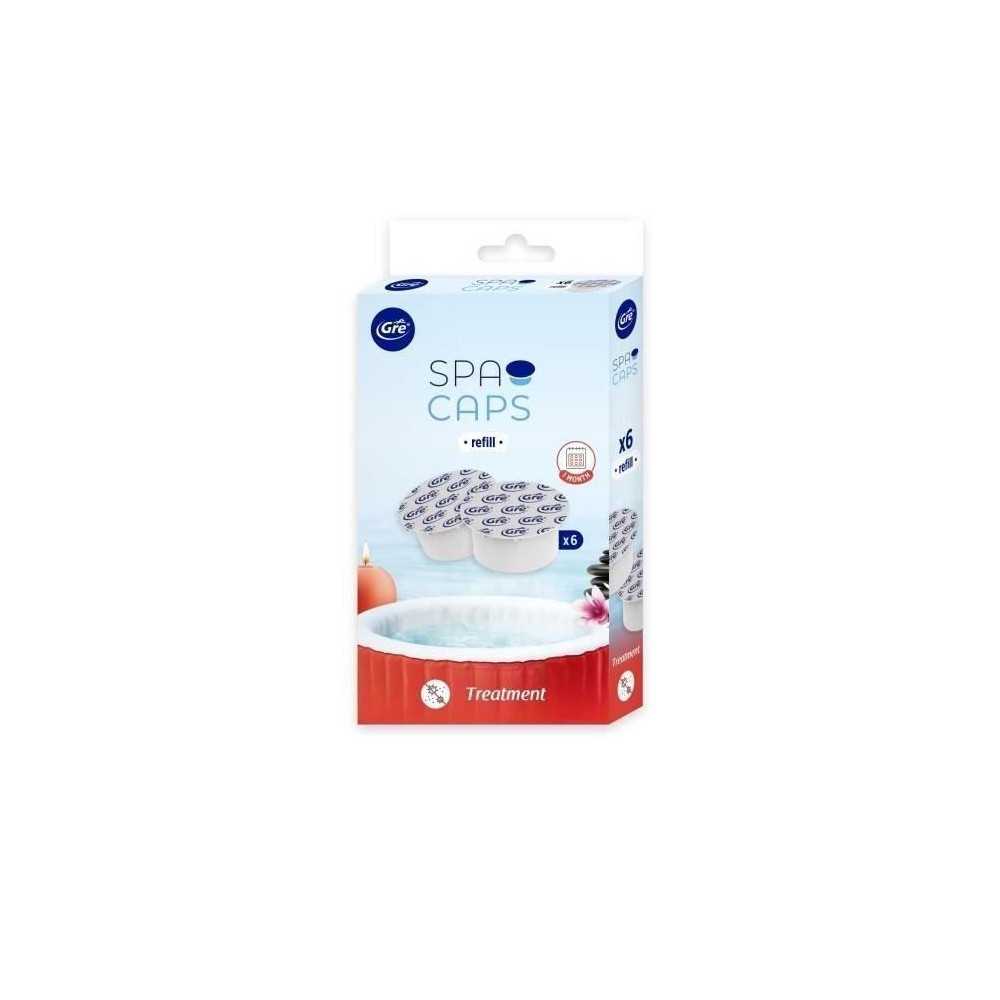 Recharges SPA CAPS de GRE pour désinfection de spa gonflable - Sans c