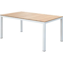 Table de jardin rectangulaire en bois d'Acacia - 6 personnes - l160 x