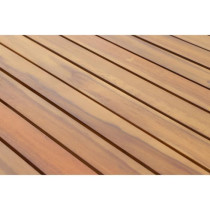Table de jardin rectangulaire en bois d'Acacia - 6 personnes - l160 x