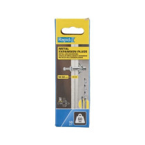 Blister de 10 pcs. bouchons d'expansion métalliques ø13x65 vis m6x75