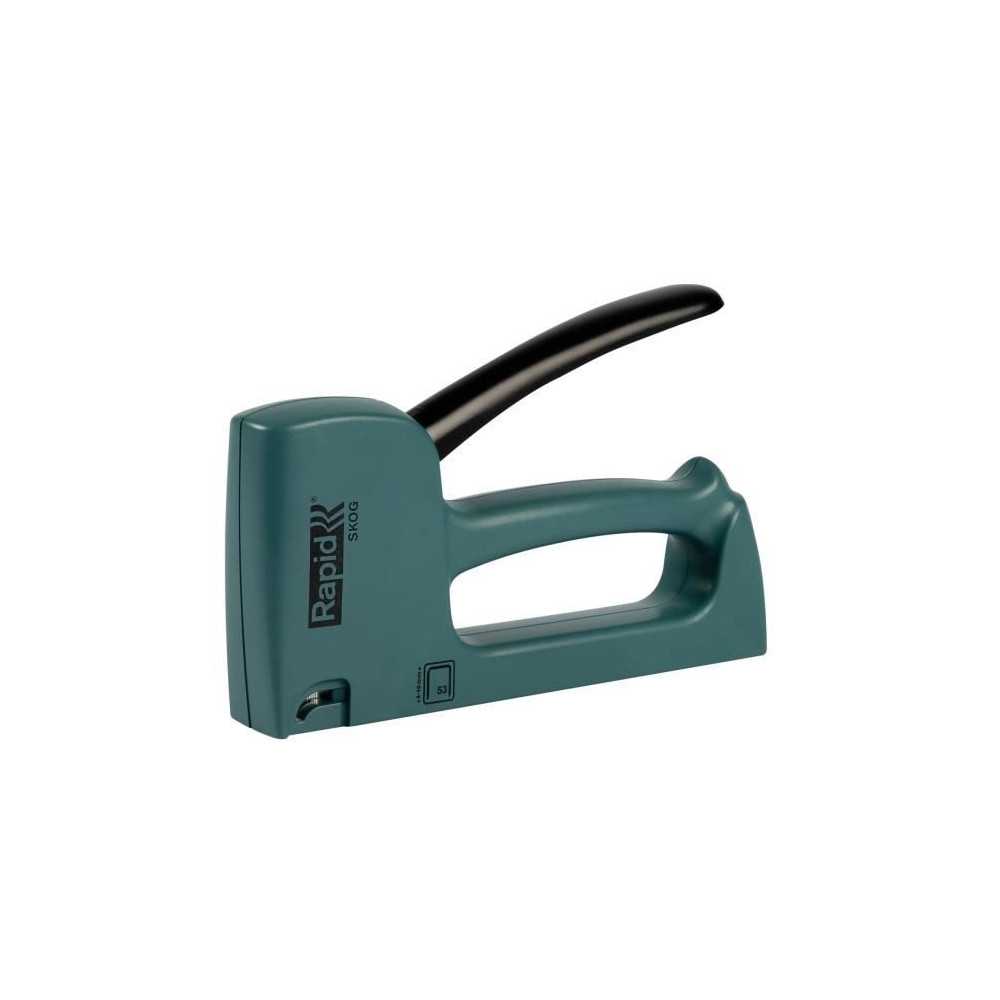 Agrafeuse murale - RAPID - R53 - Plastique recyclé 90% - Ergonomique