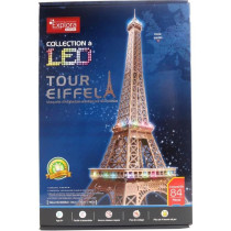 Puzzle 3D lumineux - Tout Eiffel - Jeu de construction - EXPLORA - 84