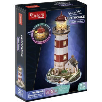 Puzzle 3D lumineux - Phare - Jeu de construction - EXPLORA - 72 pieces