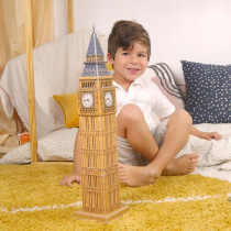 Puzzle 3D - Big Ben - Jeu de construction - EXPLORA - 44 pieces - Des