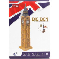 Puzzle 3D - Big Ben - Jeu de construction - EXPLORA - 44 pieces - Des