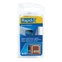 Agrafes Galva - RAPID - 970/12mm - Blister 672